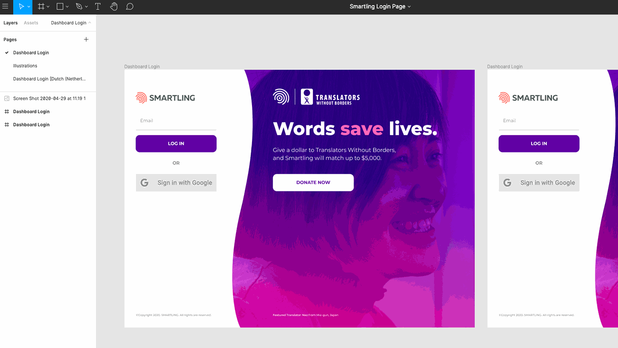 Interface utilisateur des prototypes