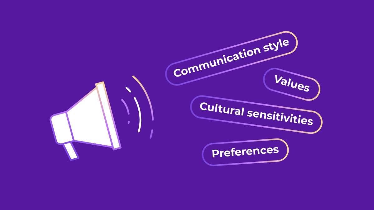 Leçons précieuses tirées de 7 grandes campagnes de marketing localisé - lire le blog. L'image montre un microphone énumérant des exemples d'idées de marketing localisé.