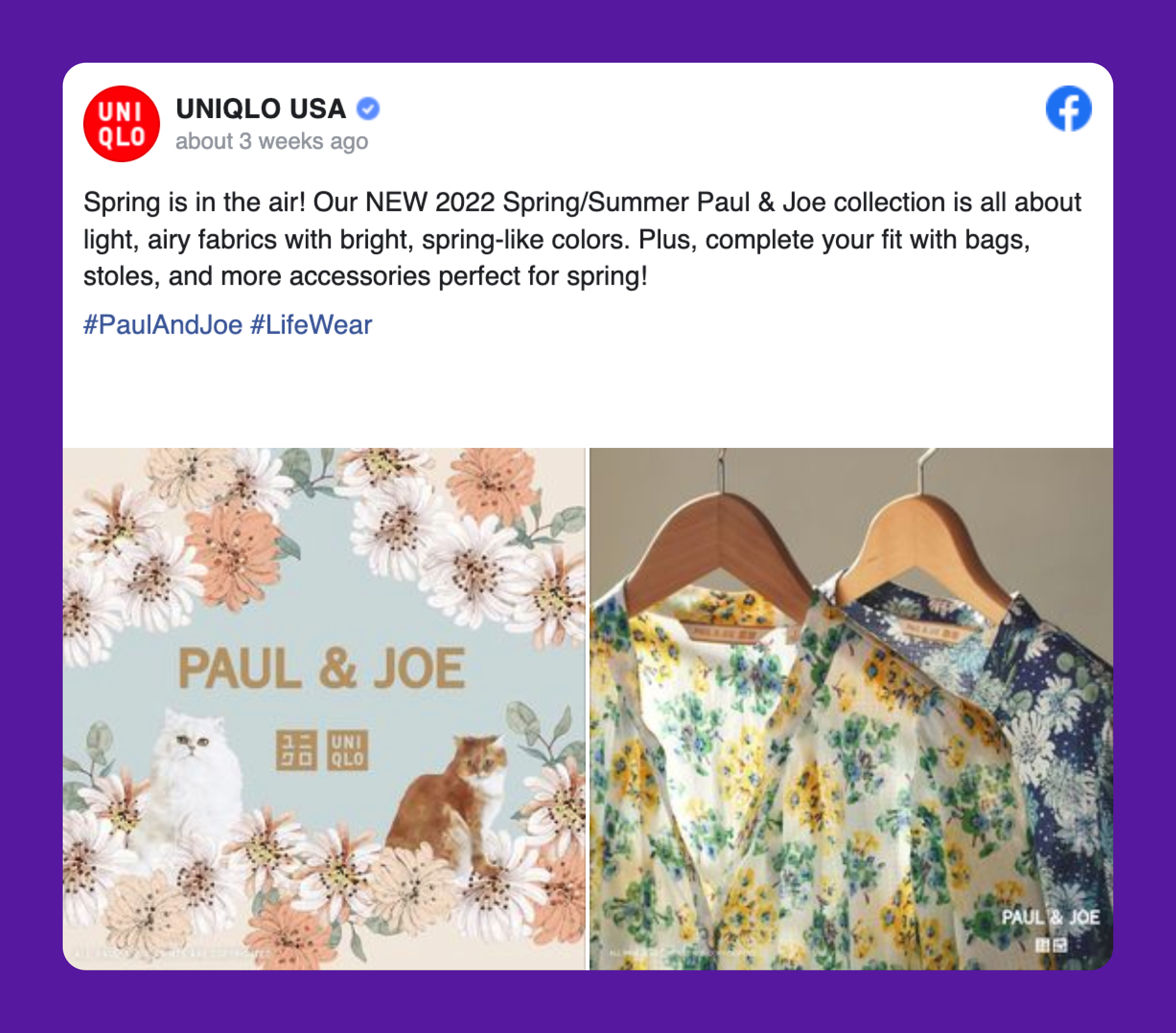 Localisation des médias sociaux - Uniqlo USA