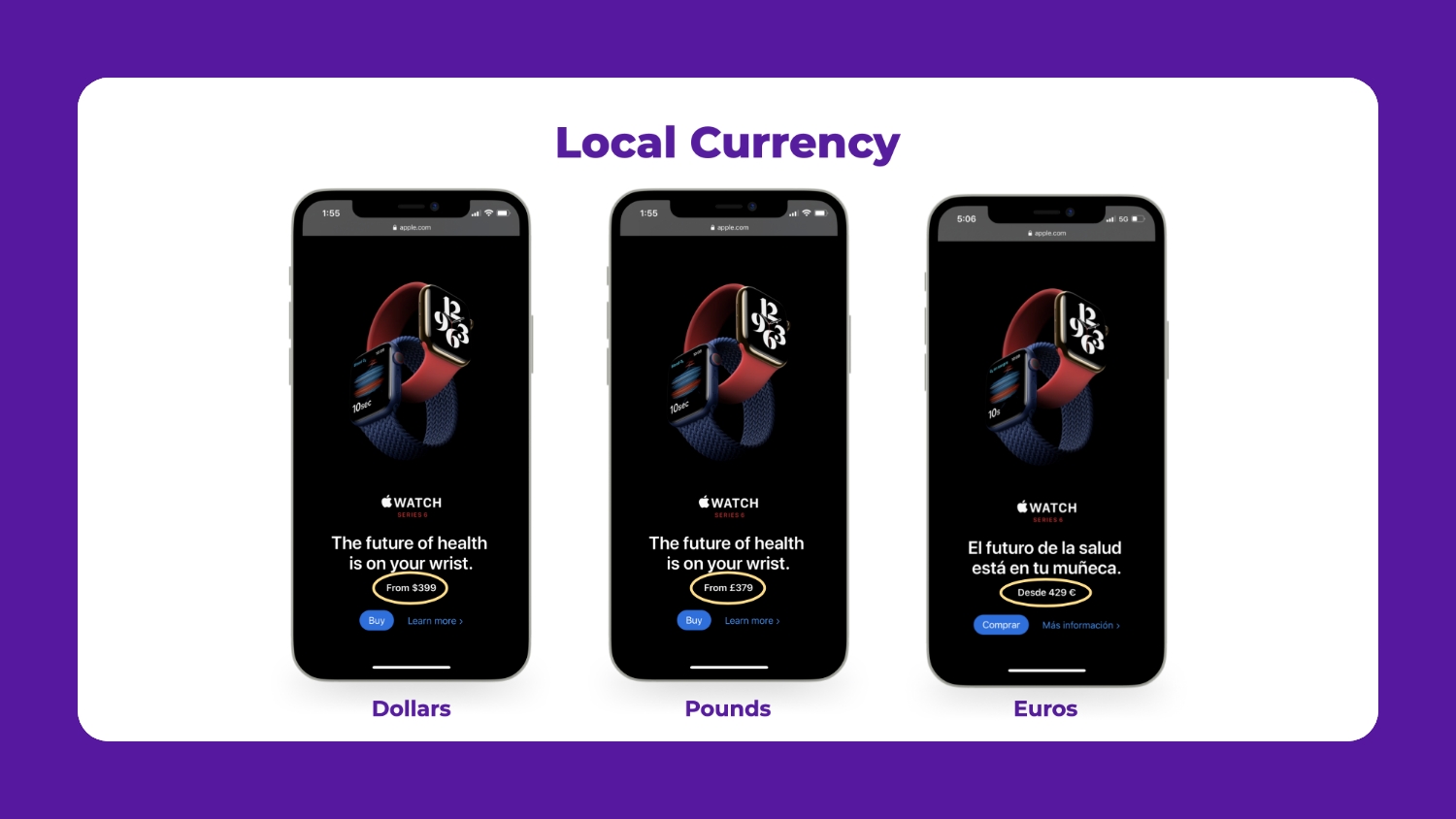 Apple - Localisation du site web