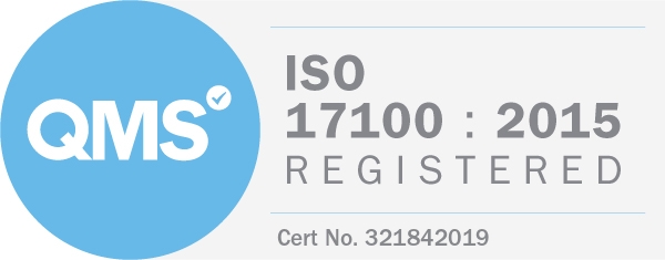 Badge ISO 17100 avril 2019