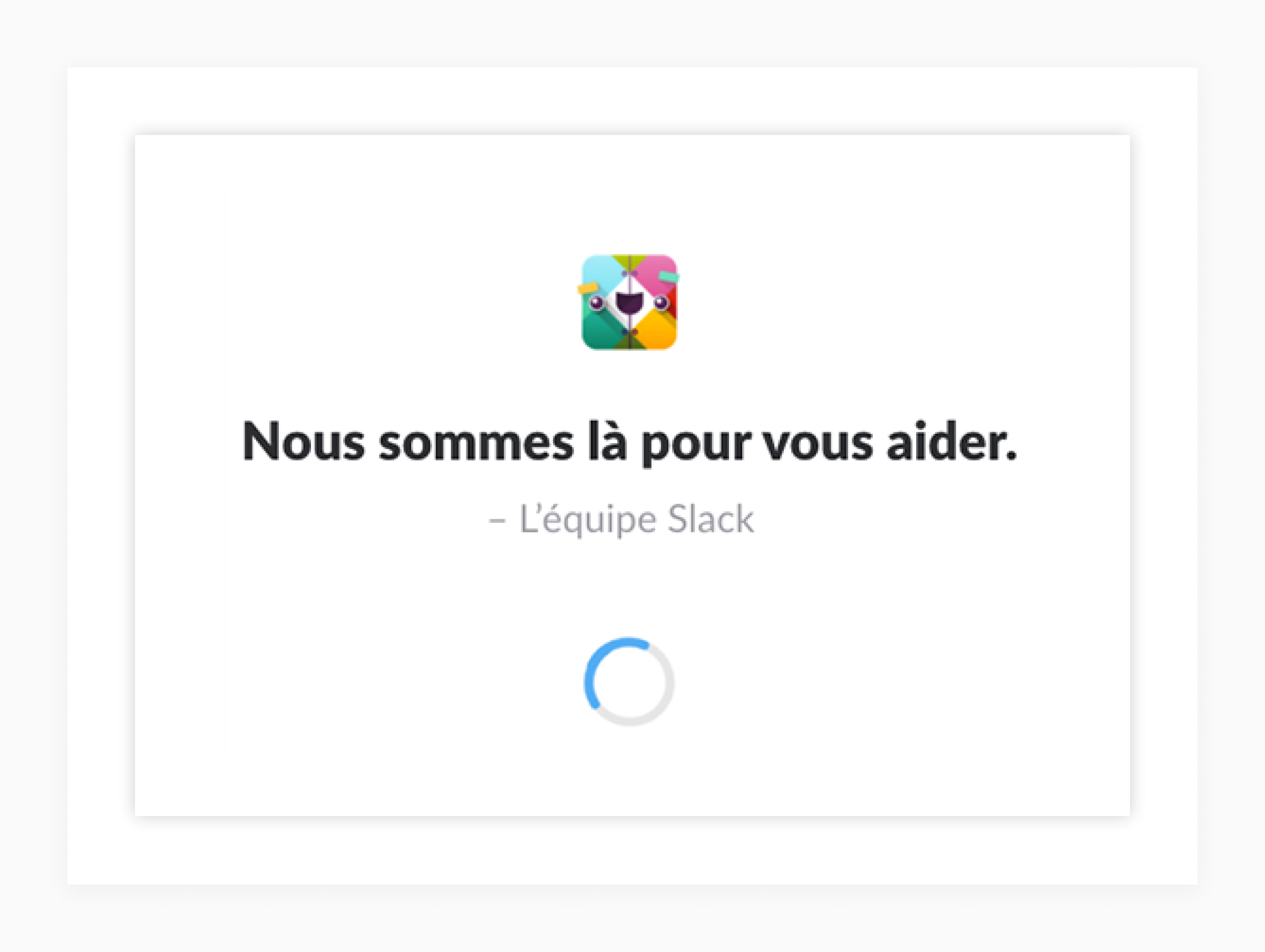 Erreur de français dans Slack