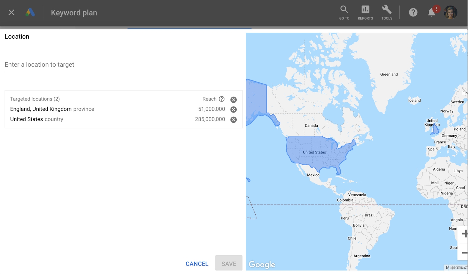 Comment trouver des mots-clés de localisation dans Google Keyword Planner ?