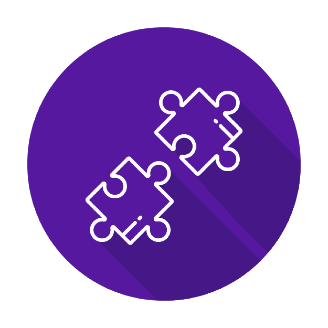Deux pièces de puzzle