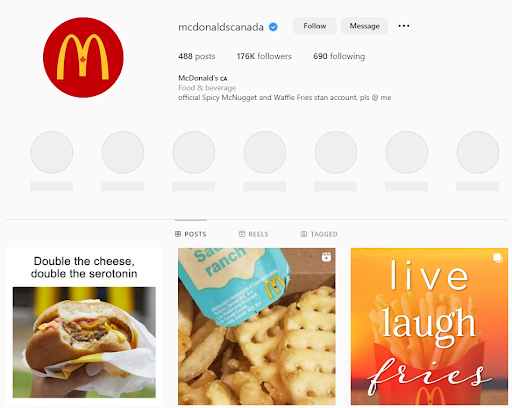 McDonald's Canada IG