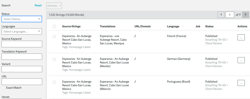 Nouvelle vue des cordes UX