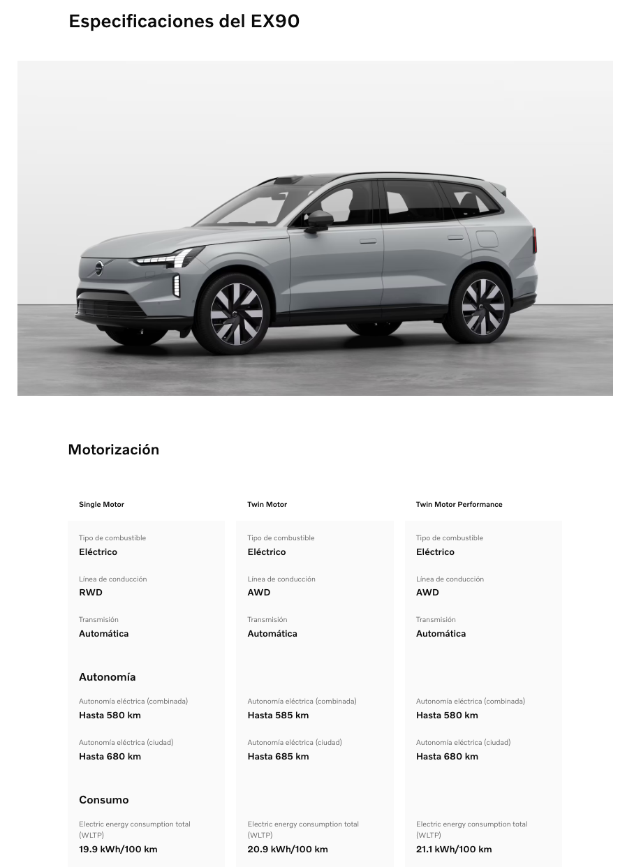 Exemple de traduction de Volvo cars